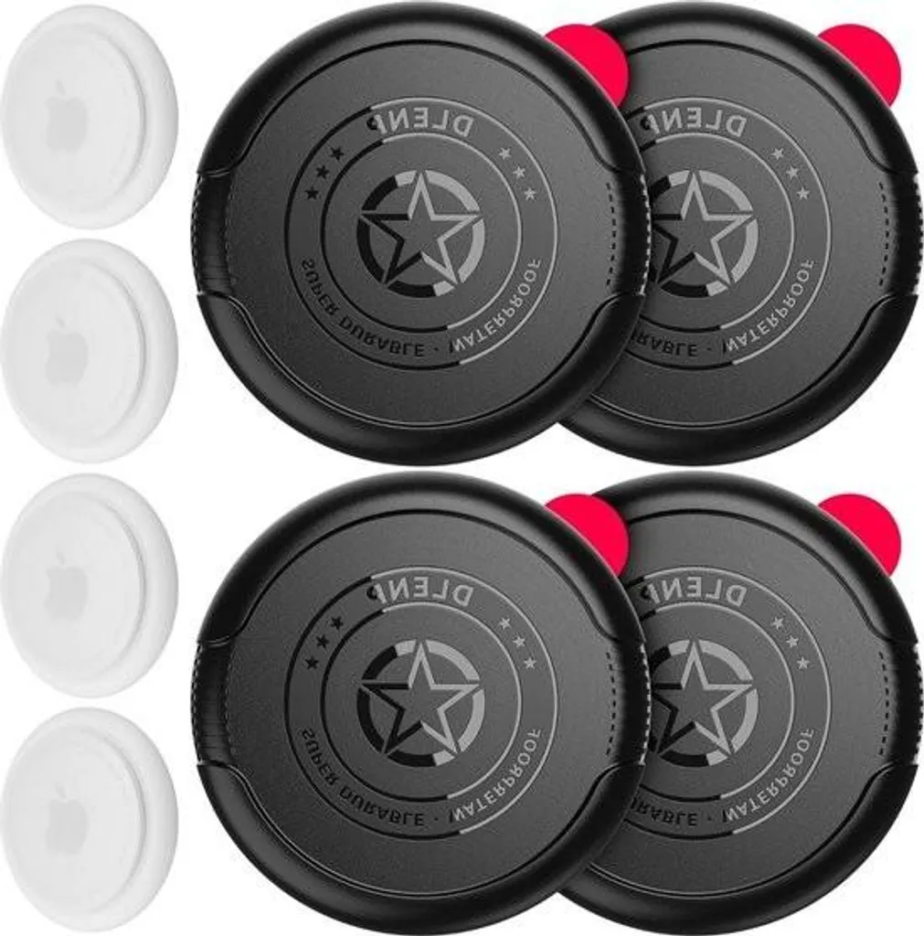 Support AirTag pour voiture, vélo et moto - Housse étanche pack de 4 GPS