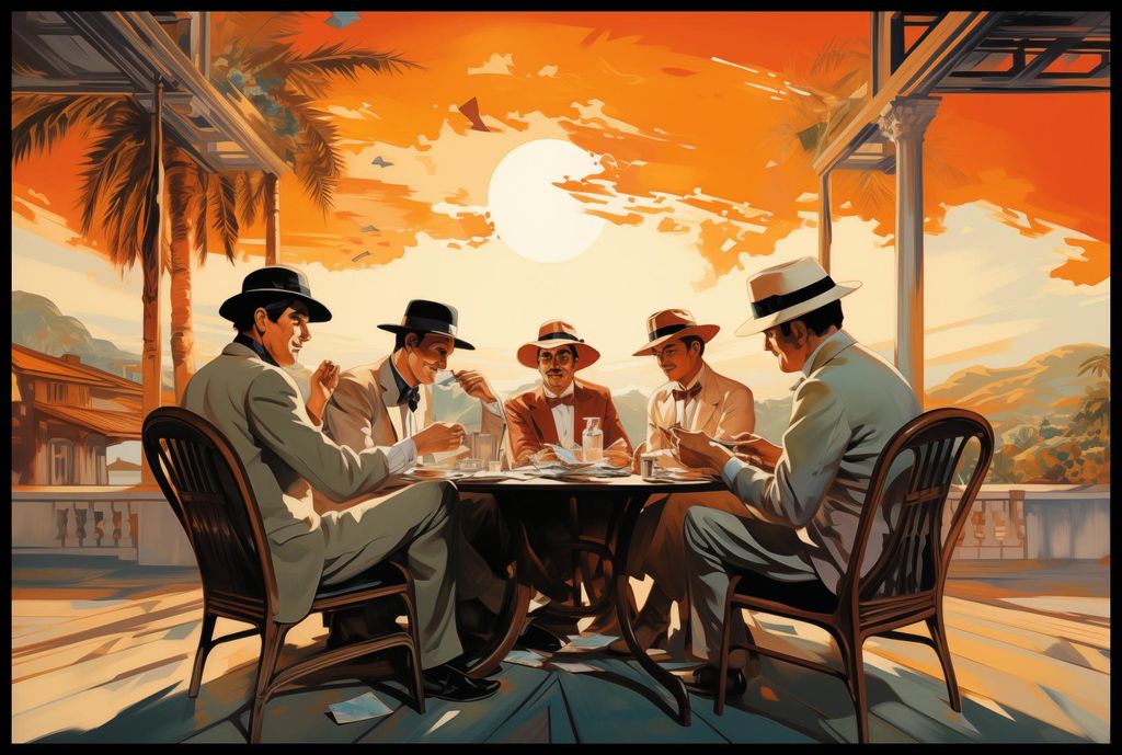 Plakat 91,5x61cm Sitzung in den Tropen