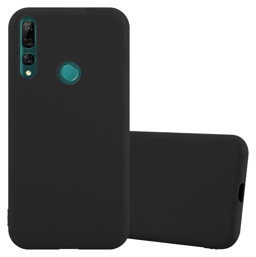 Cadorabo Hülle für Huawei P SMART Z / Y9 PRIME 2019 / Enjoy 10 PLUS Schutzhülle in Schwarz Handyhülle TPU Silikon Etui