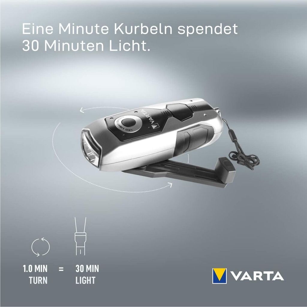 Svietidlo VARTA "Dynamo light LED" odolné voči striekajúcej Obrázok produktu 24