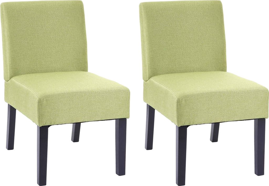 sada 2 jídelních židlí HWC-F61, lounge chair, látka/textil  Obrázek produktu 
