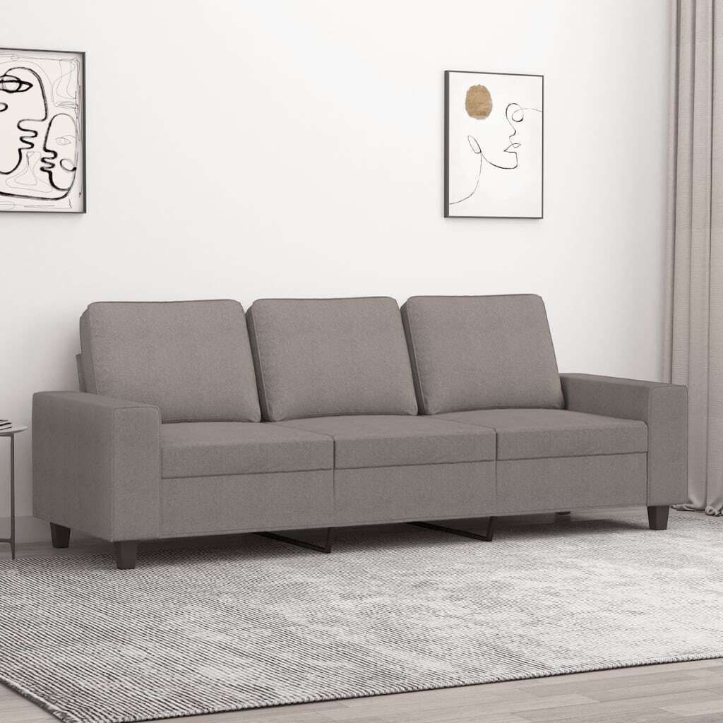 Cloris DesignMöbel 3-Sitzer-Sofa Taupe 180 cm Stoff , Produktbild 