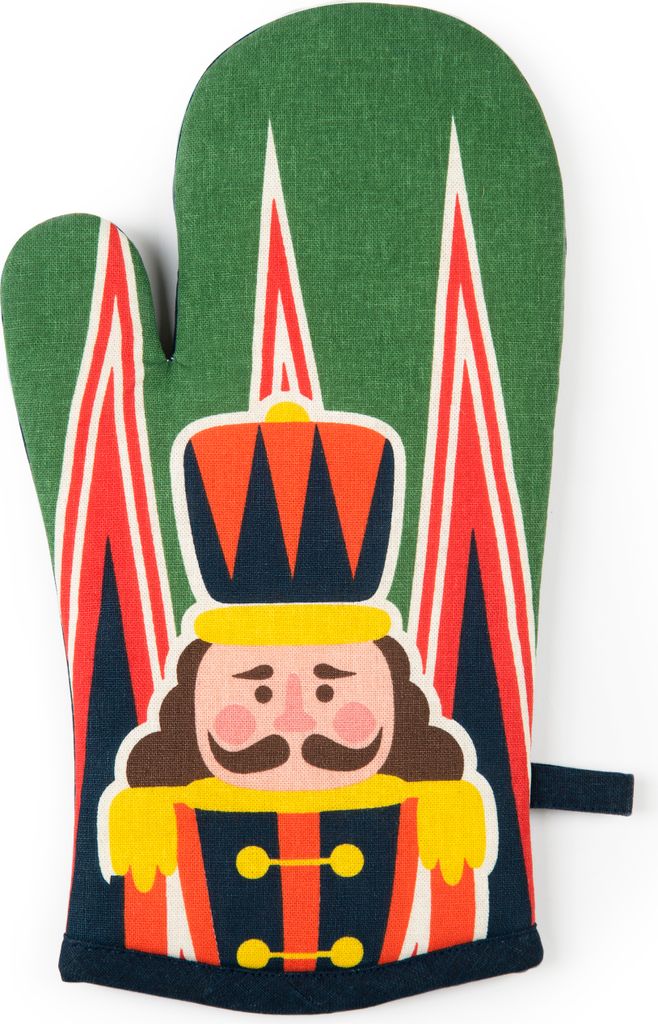 Excelsa Ofenhandschuh Vintage Christmas Baumwolle 32xH2x18 cm Bunt
