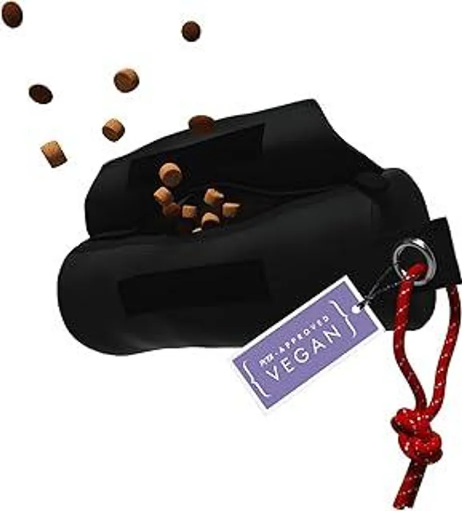 STUCH Sacchetto Cibo Cani Dummy Antistrappo per Addestramento Riporto Nero