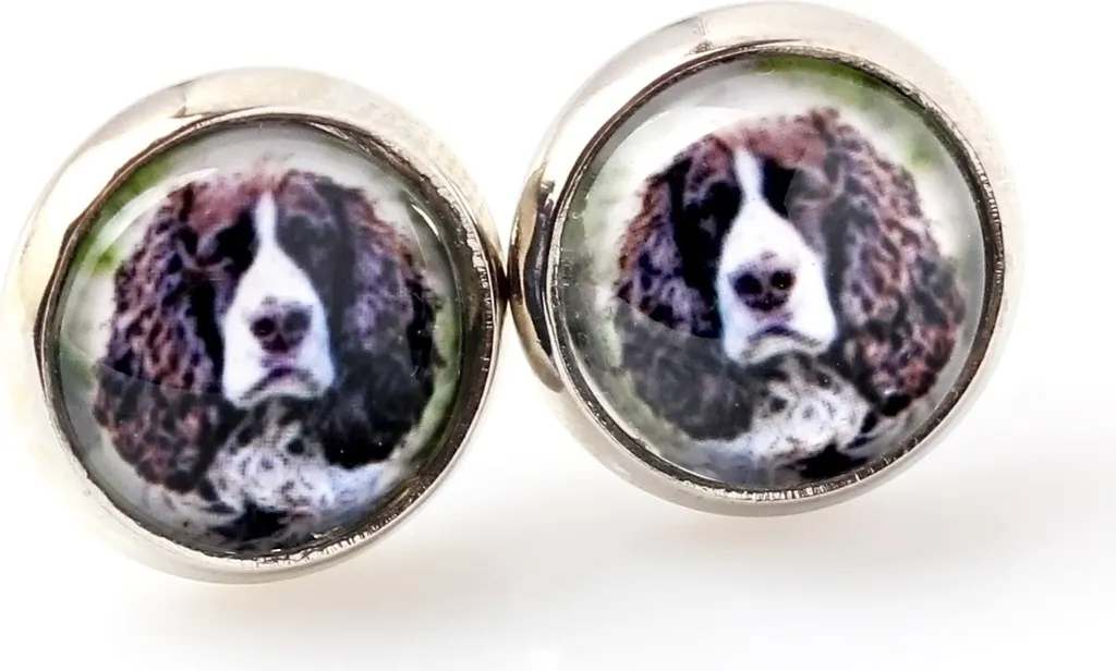Orecchini Personalizzati Springer Spaniel - Art-Dog Made in EU