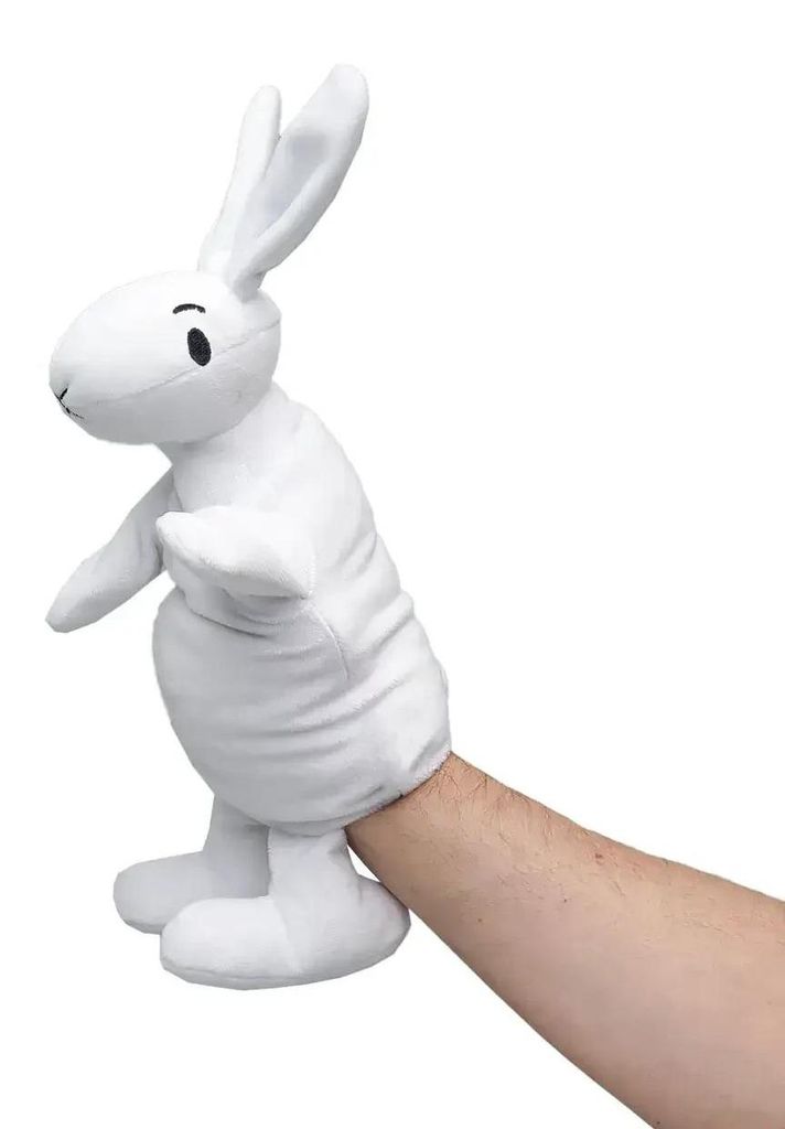 Handpuppe Kaninchen Bobek 35 cm - Lebendige Spielfreude zum Anfassen