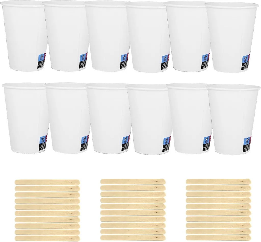 Gobelets en carton anti-fuite et biodégradables - 1000 Gobelets 200ml