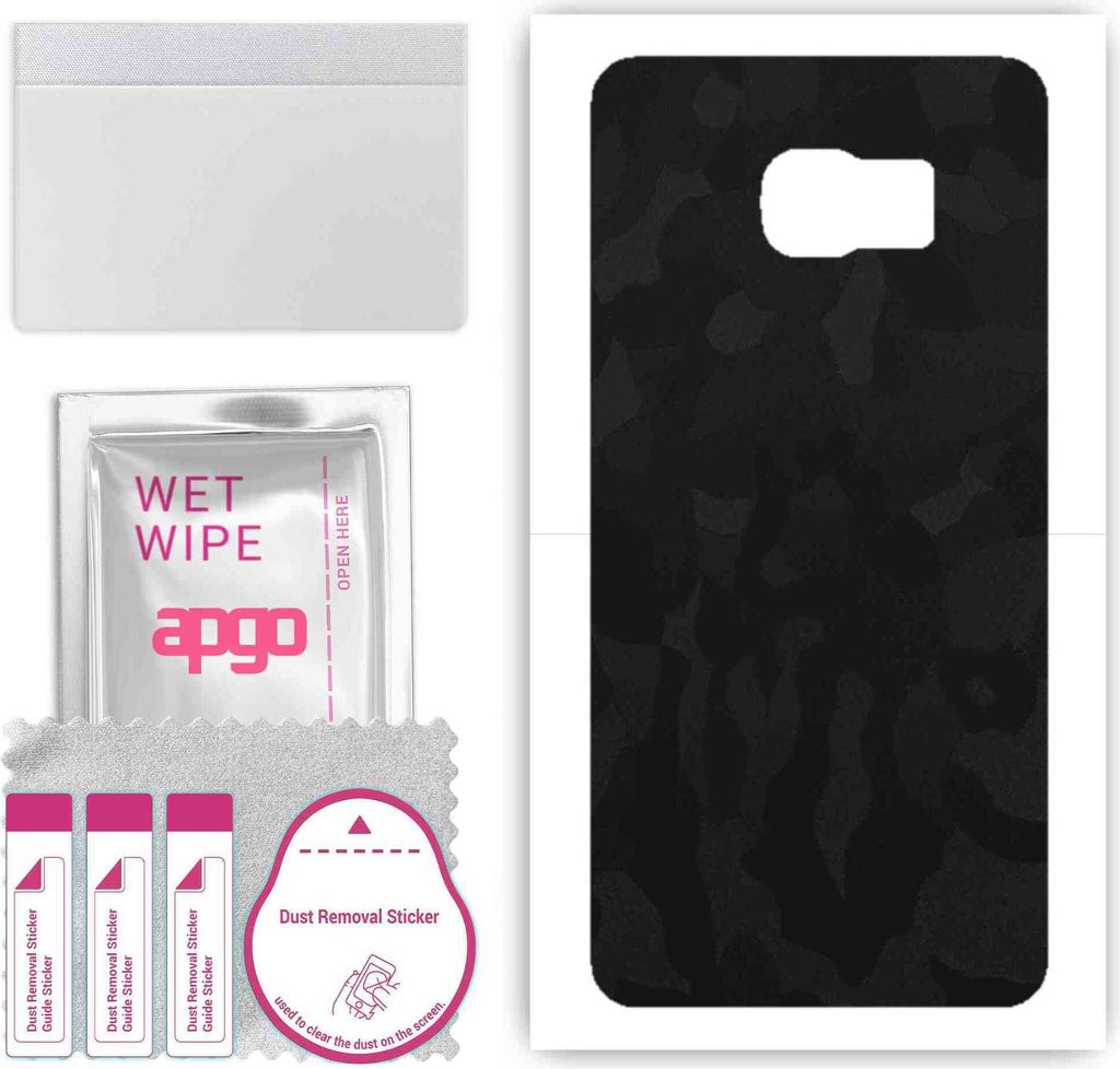 apgo Rückseite Schutzfolie, Skin, kompatibel mit Samsung Galaxy S6 Edge Plus SM-G928F, Hinten Displayschutzfolie aus Vinylfolie, kratzfest, einfac...
