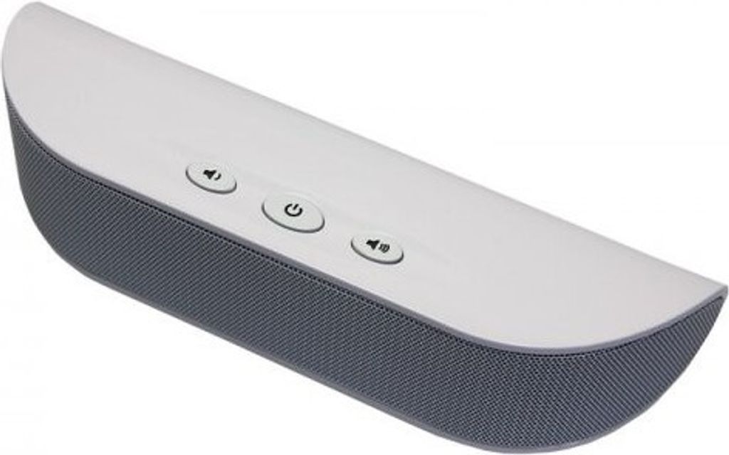 Goobay 95122 SoundBar, Weiß - Stereo-Lautsprecher mit USB-Plug ’n Play und AUX-In