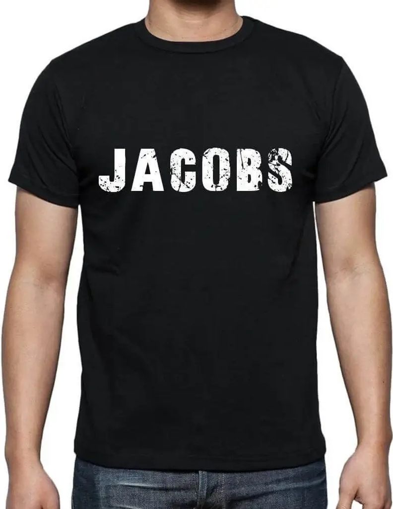Herren Grafik T-Shirt Jacobs Öko-Verantwortlich Vintage Jahrgang Kurzarm Lustige Druck Geburtstag Geschenk Mann