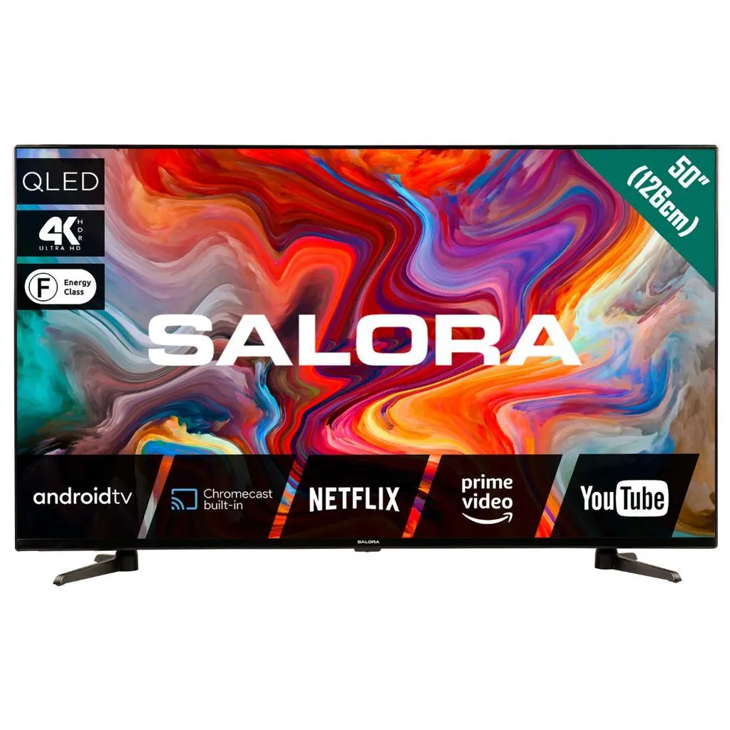 TV QLED 4K Salora 50 pouces : Fini les Images Floues avec le Smart TV