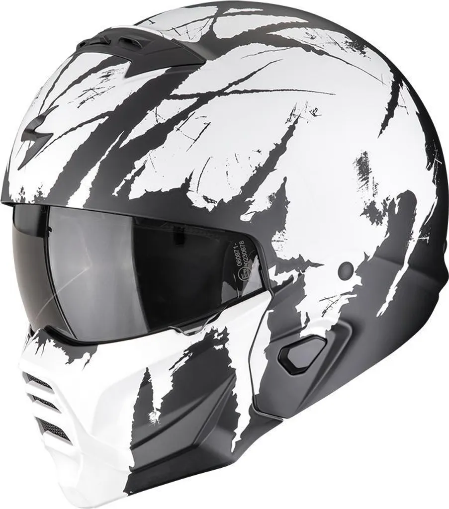 Casque intégral Scorpion Exo-Combat II avec mentonnière amovible