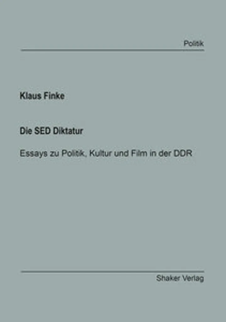 Die SED Diktatur - Livre historique sur le régime de la RDA en Allemagne