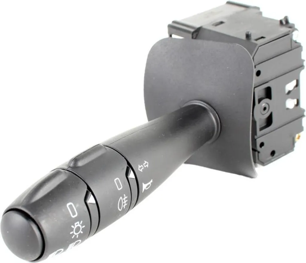 Commodo d'éclairage et clignotants pour commande de feux automobile noir - 3