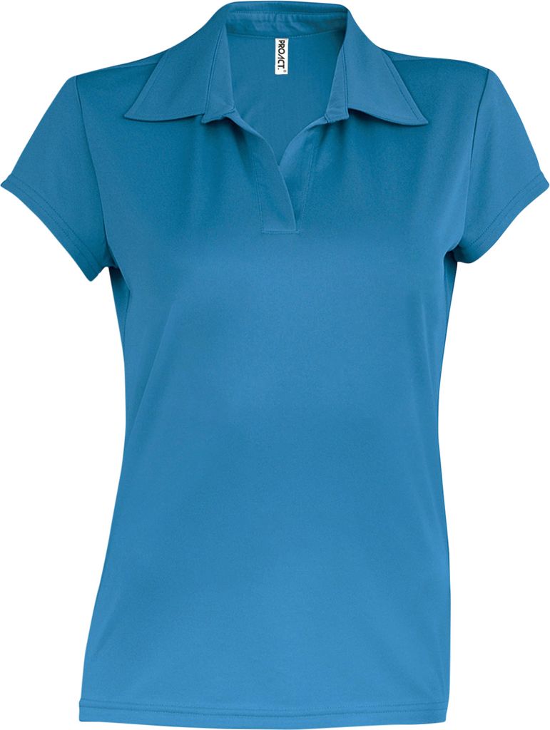 Kariban Proact Damen Performance Polo-Shirt, Kurzarm RW4247 (XL) (Aquablau)