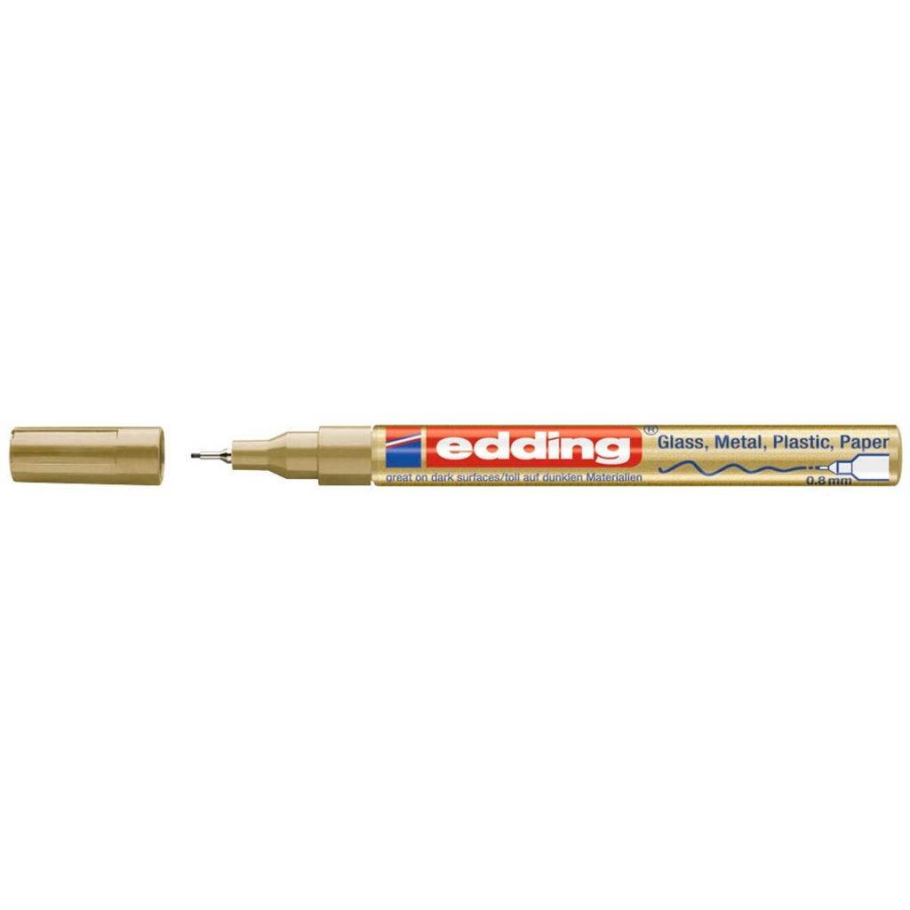 edding 780 Lackmarker gold 0,8 mm, 1 St. Produktbild 