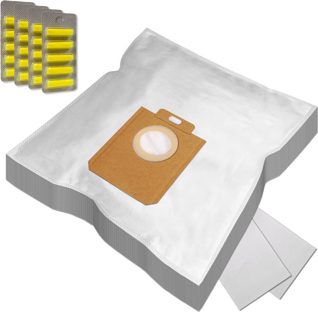 SET 20 Staubsaugerbeutel + 20 Duft + 2 Filter für AEG,Electrolux E 206B - E206B, Z 4500, UltraSilencer - Z 3368, ZVQ 2100 - 2135