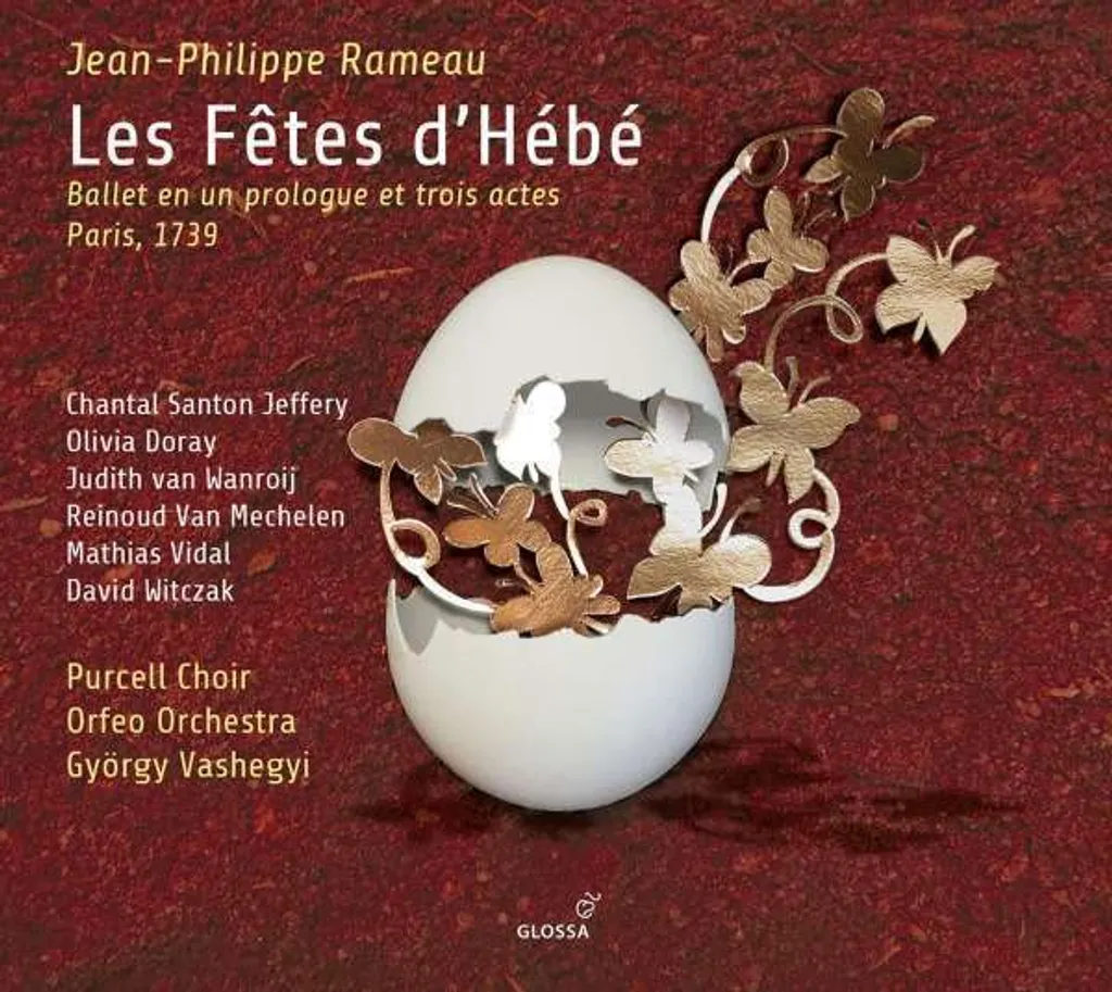 Les Fêtes d'Hébé de Rameau partition complète pour orchestre et chœur