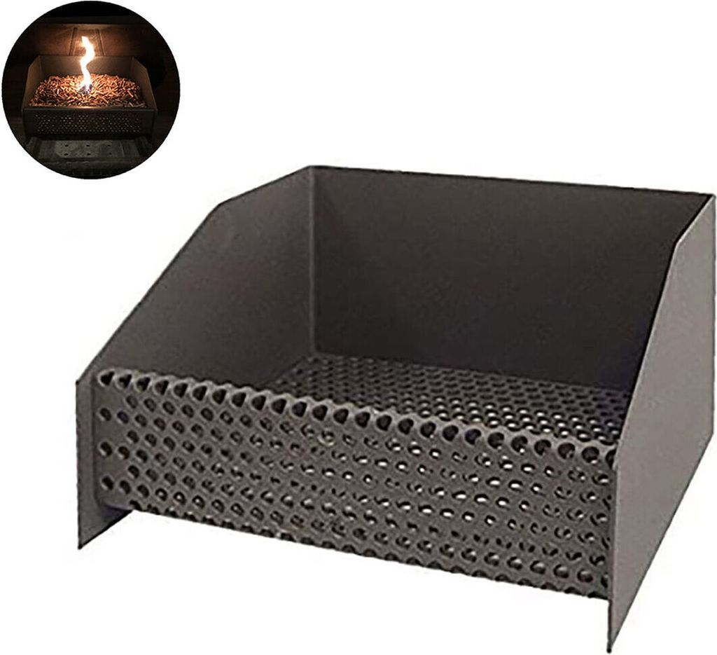 Camino Portatile Imex El Zorro – Forma Quadrata, Dimensioni 50x20x20 Cm, In Ferro, Per Esterno, Giardino, Terrazza
