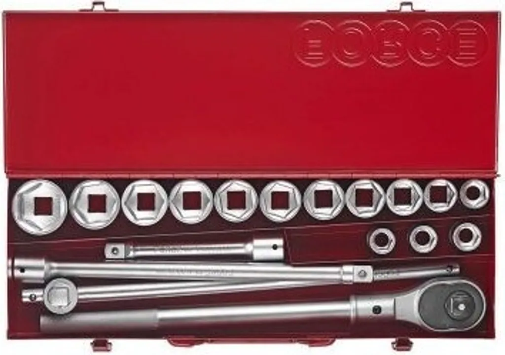Set de clés à douille FORCE 6181 en acier chrome-vanadium haute densité