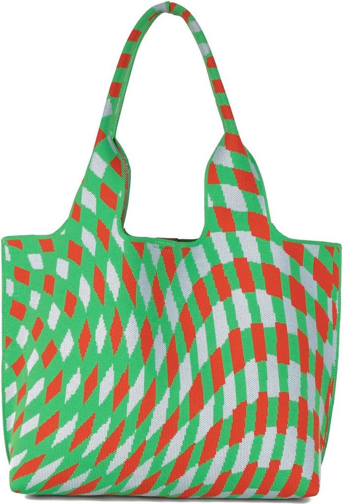 Oilily Stella Shopper Jasmine Knitwear Green mehrfarbig