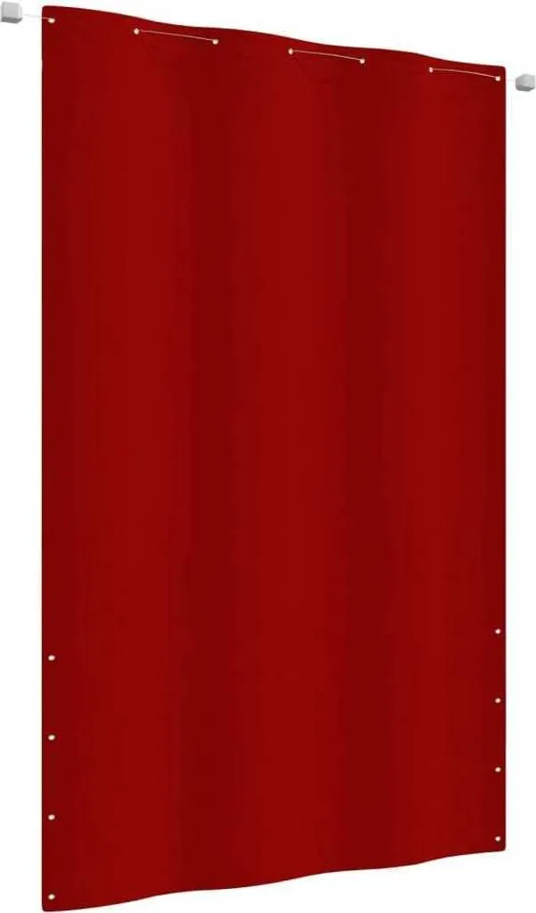 Schermo Privacy Balcone Rosso 140x240 cm | Tessuto Oxford Anti-UV