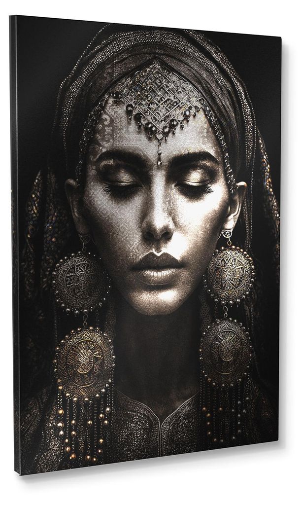 STYLER Leinwandbild 85x113 cm Canvas Silver Peri modernes Produktbild 