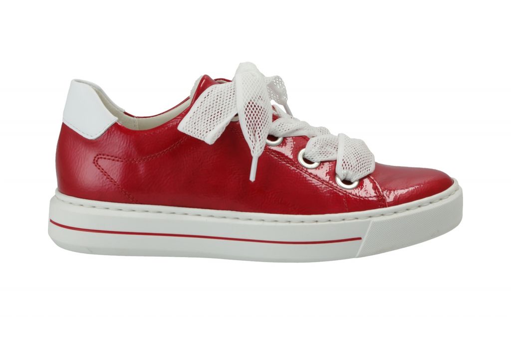 ARA Damen Schnürschuhe sportlich rot Gr. 51/2