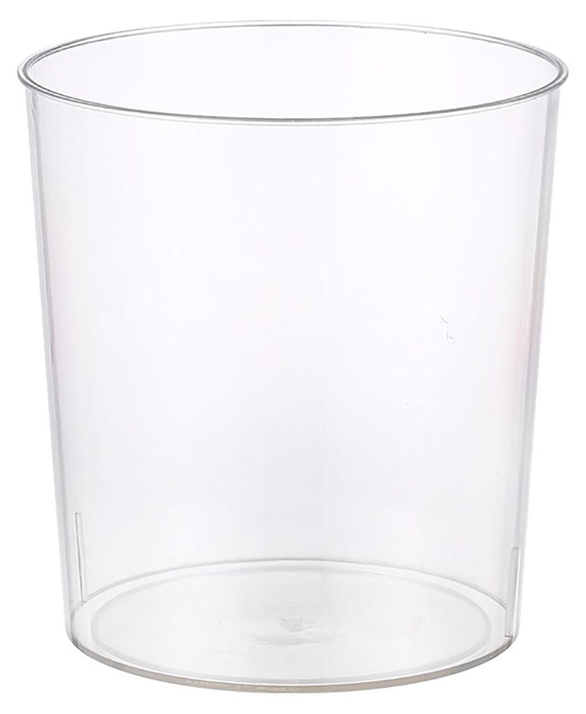 Transparenter Mülleimer, transparenter Müllbehälter, große Kapazität, Kunststoff-Papierkorb für Badezimmer, Küche, Schlafzimmer, Büro, S