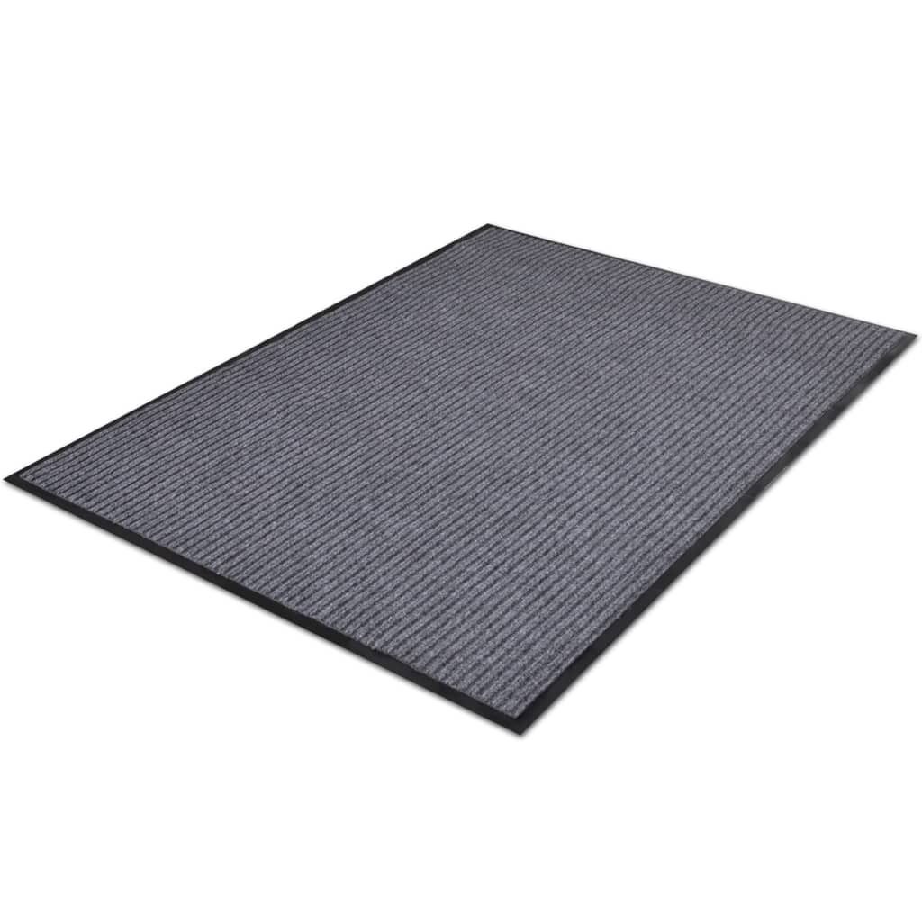 vidaXL Rohožka na dveře šedá 117x220 cm PVC Obrázek produktu 