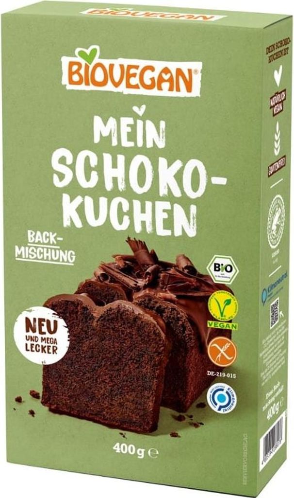 MIESZANKA NA CIASTO CZEKOLADOWE BEZGLUTENOWA BIO 400 g - BIOVEGAN