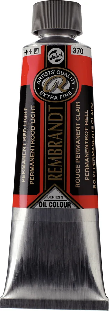 Huile Rembrandt 150 ml rouge permanent 370 haute résistance lumière