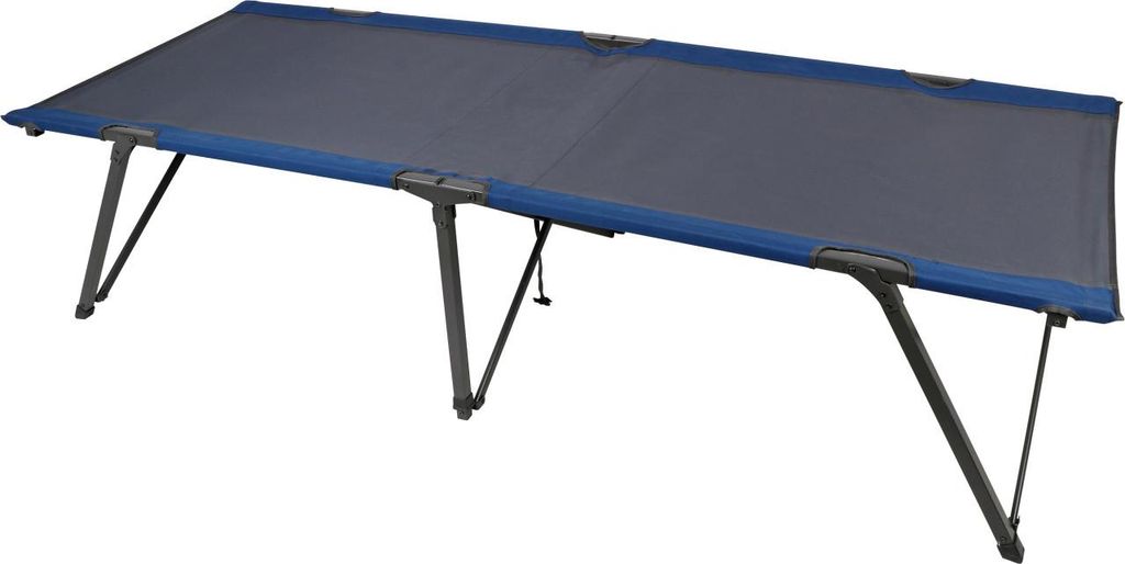 TrendLine Campingliege Feldbett, schwarz-blau