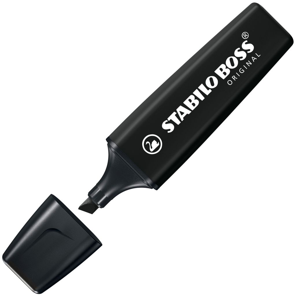 STABILO BOSS ORIGINAL Marker 1 Stück(e) Meißel Schwarz