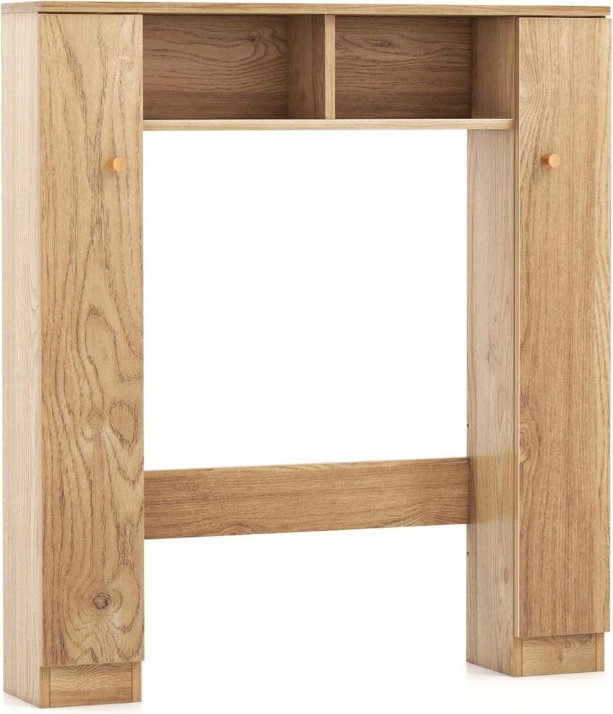 Badezimmerschrank mit verstellbaren Einlegeböden, Natur