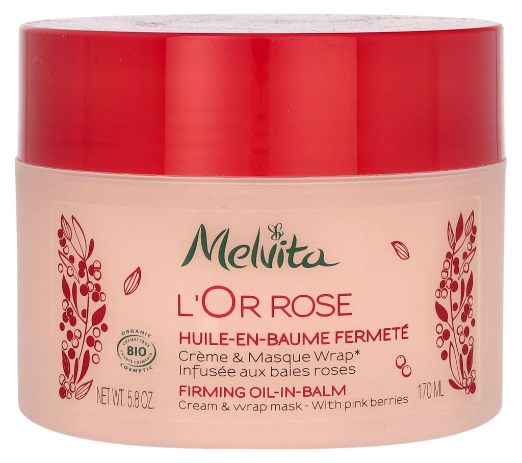Melvita L'Or Rose , Balsam, Frauen, Anti-Zellulite, Kräftigend, Feuchtigkeitsspendend, Nährend, trockene Haut, 170 ml, Rosenöl