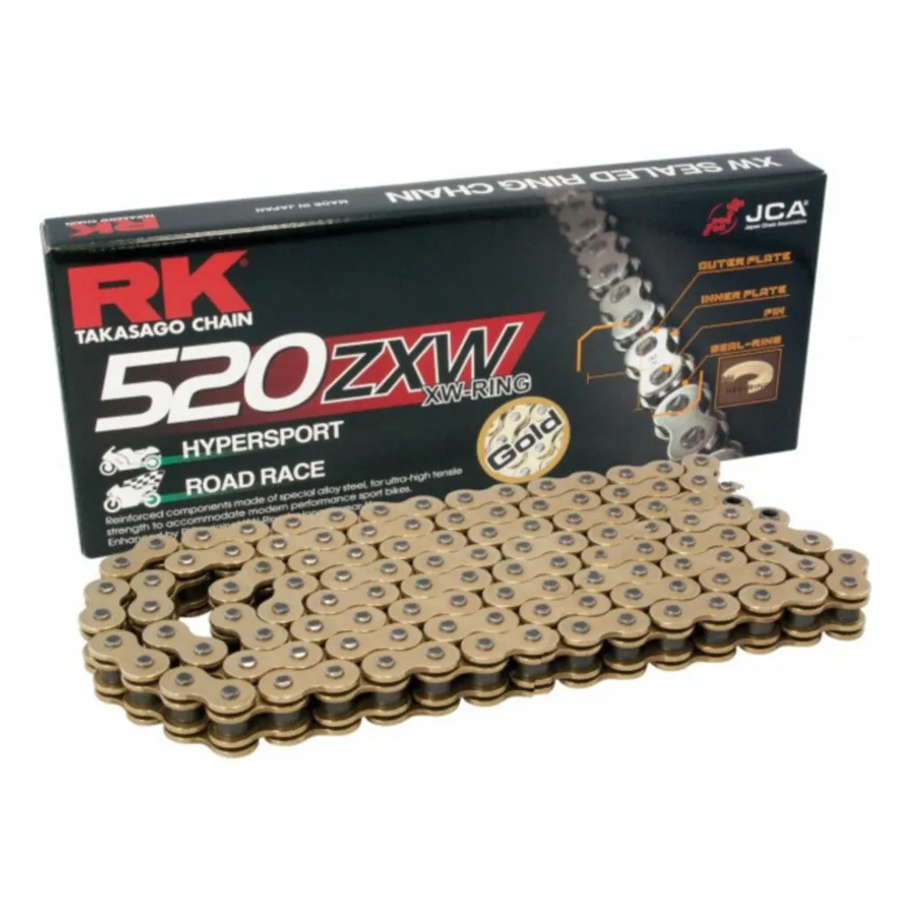 RK 520ZXWG Chaîne 118 maillons à joints X-Ring haute performance v2