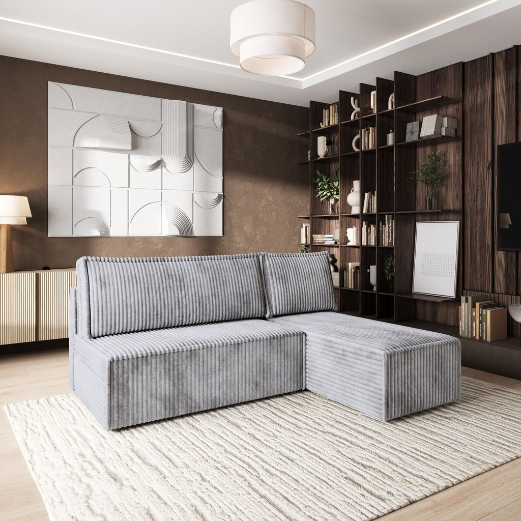 Masseno Ecksofa BRISO T mit Schlaffunktion L-Form, Sofa mit Produktbild 