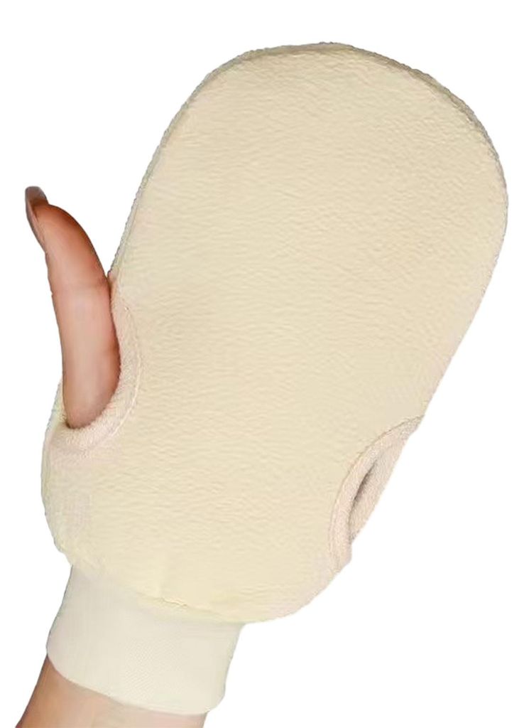 Badetuch mit schmerzfreiem Peeling-Design, Drei-Finger-Separation, griffiger Peelinghandschuh, leicht zu reinigende Badaccessoires