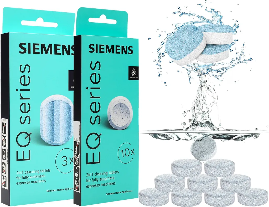 Kit d'entretien pour machine café Siemens et filtres AquaIntense - 10