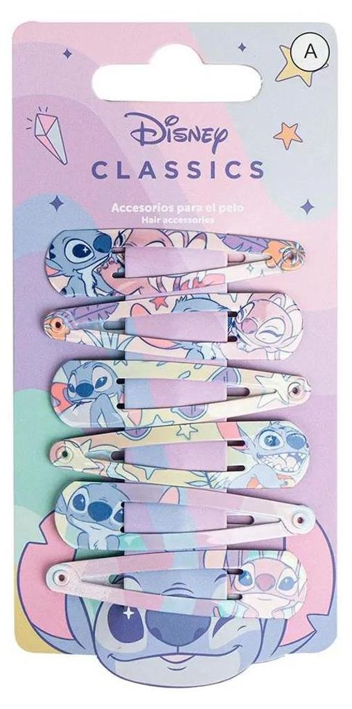 Set di 6 fermagli per capelli Disney Lilo e Stitch Angel Immagine del prodotto 