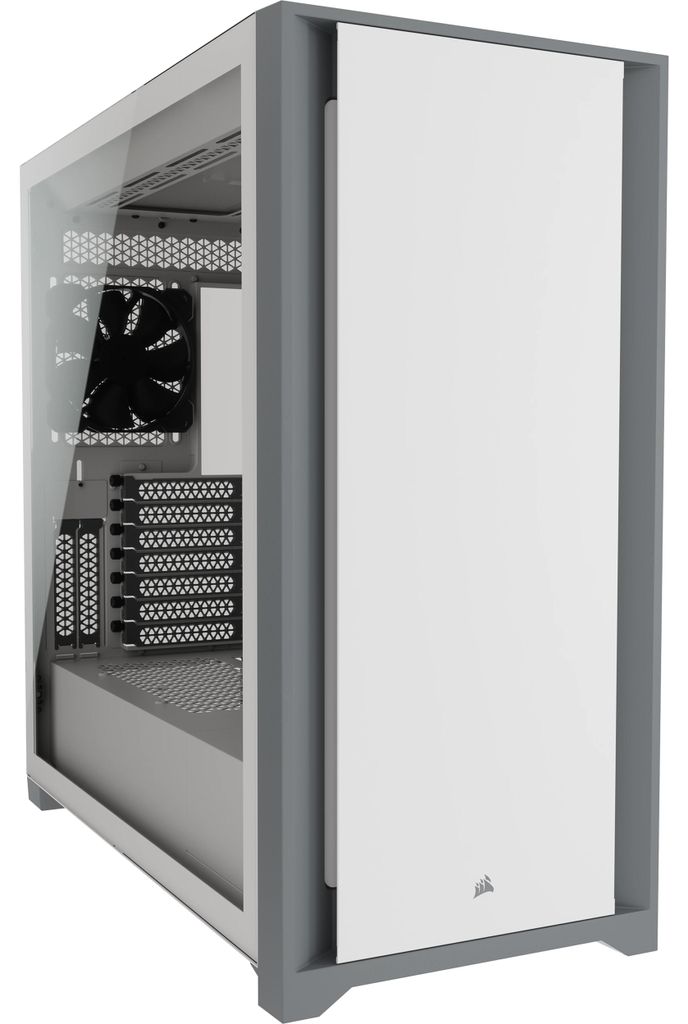 Geh CORSAIR Midi 5000D TG (Tempered Glass) White Produktbild 