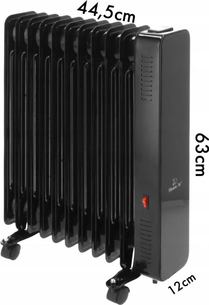 Radiatore a olio OSLO 2500W Black WiFi - 5