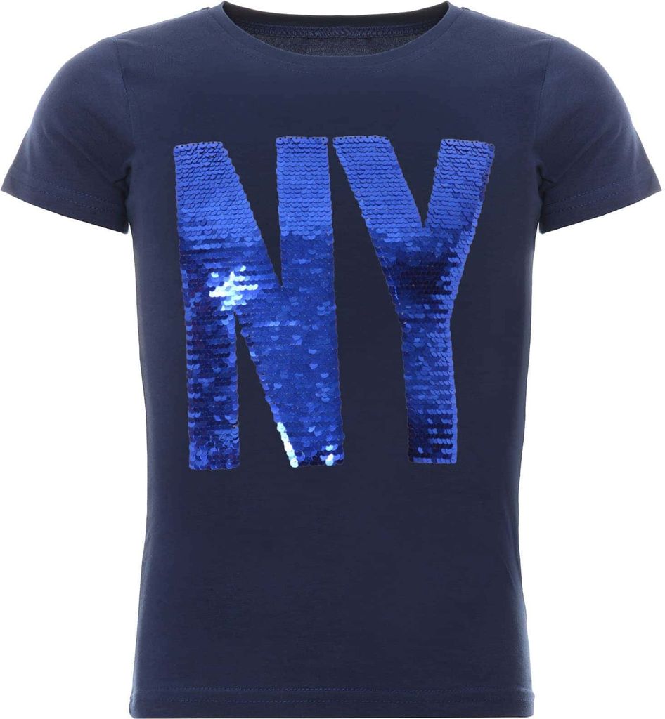 BEZLIT Jungen Wende Pailletten T-Shirt mit tollen Motiv Blau 152