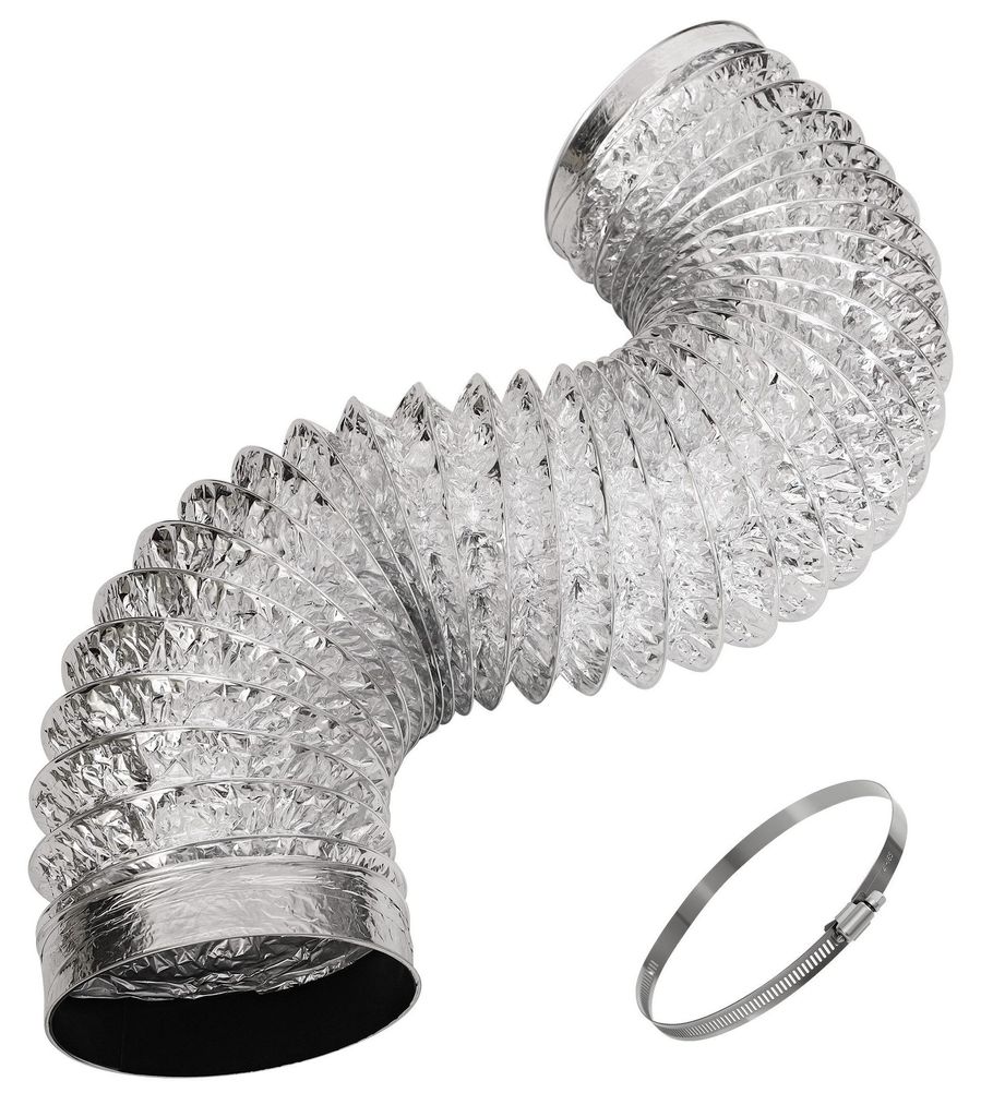 Tubo di scarico in alluminio per tutte le cappe aspiranti, Immagine del prodotto 
