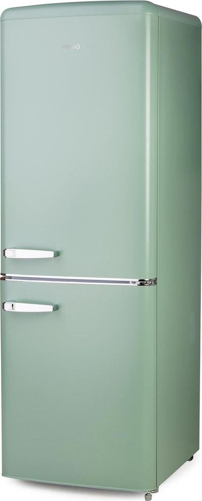 Frigorifero retrò con congelatore - Colore: verde - Immagine del prodotto 