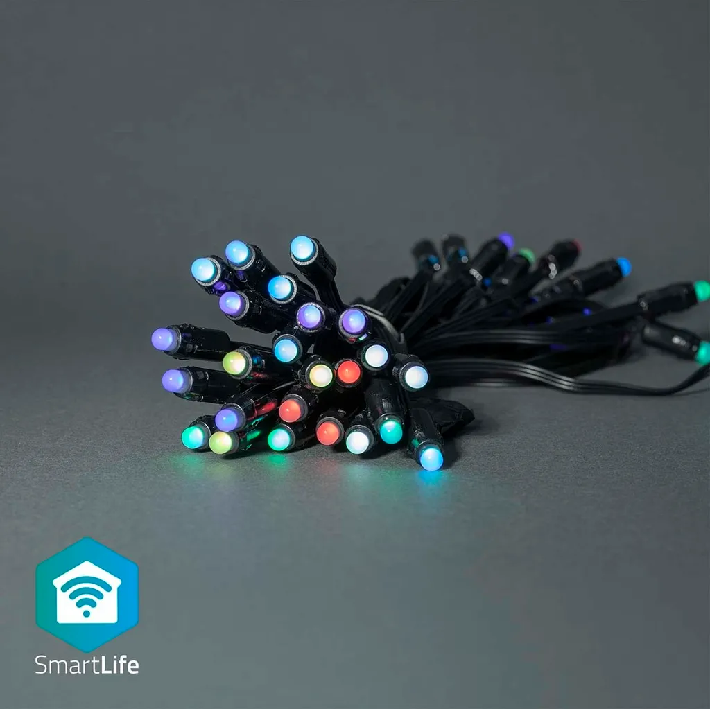 Guirlande RGB 48 LED Wi-Fi SmartLife 10.8m Compatible Android et iOS
