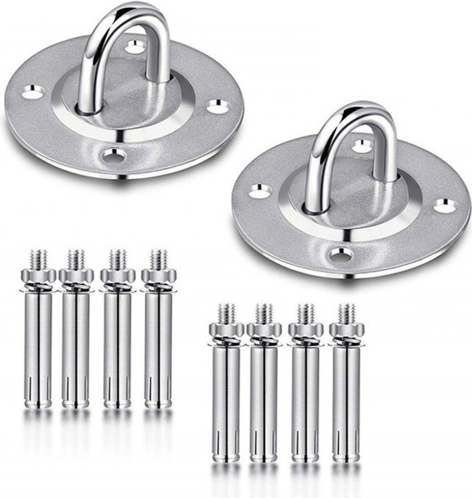 nabbi Satz auf der Anhang hängend Sessel (2 Stck) Halter 2 - Chrom