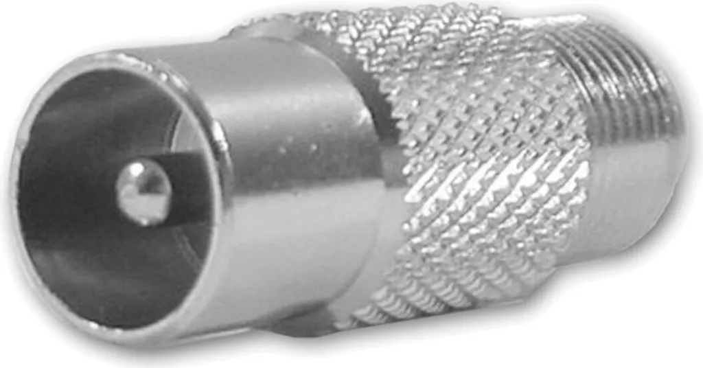 Adattatore Professionale Televes FK-KS1 F-Buchse / IEC-Stecker 75 Ohm