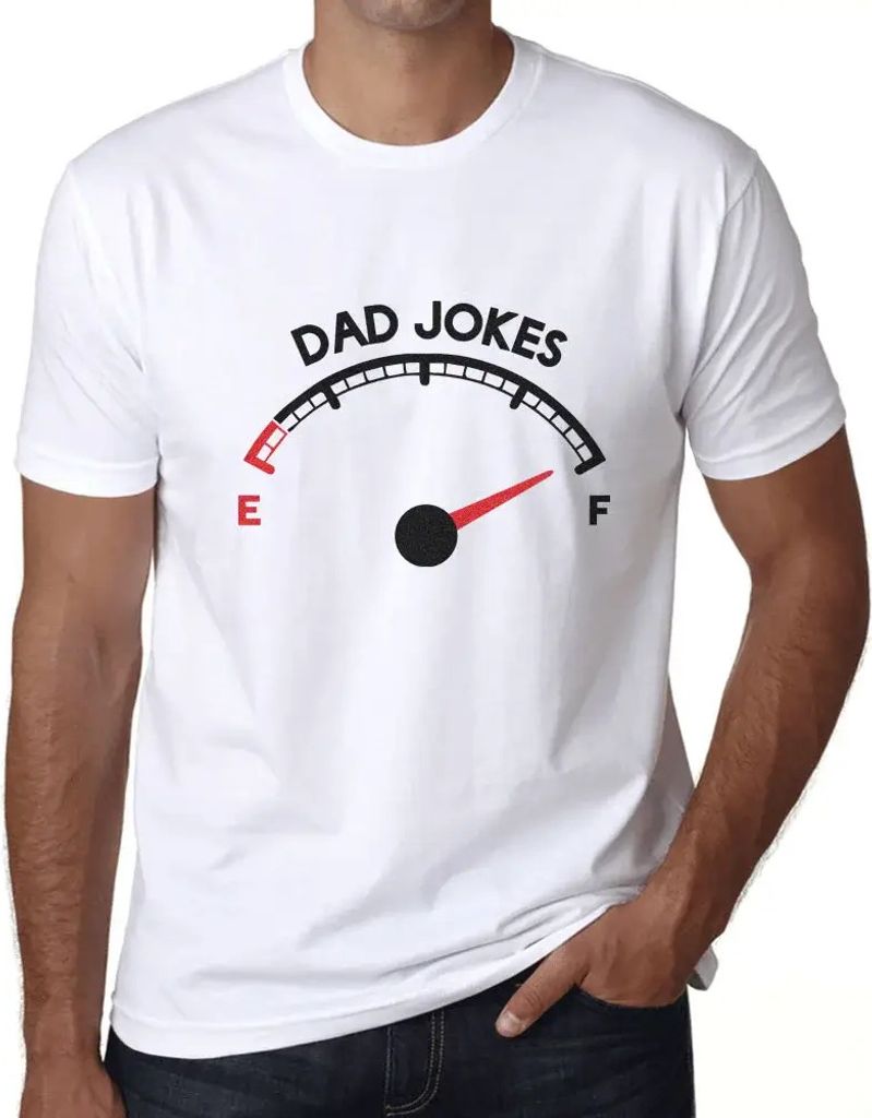 Herren Grafik T-Shirt Papa Witze Tank lustig – Dad Jokes Tank Funny – Öko-Verantwortlich Vintage Jahrgang Kurzarm Lustige Druck Geburtstag Ges...